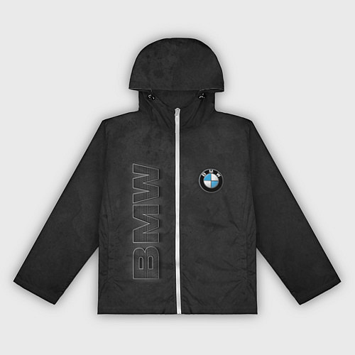 Женская ветровка BMW LOGO AND INSCRIPTION / 3D-Белый – фото 1