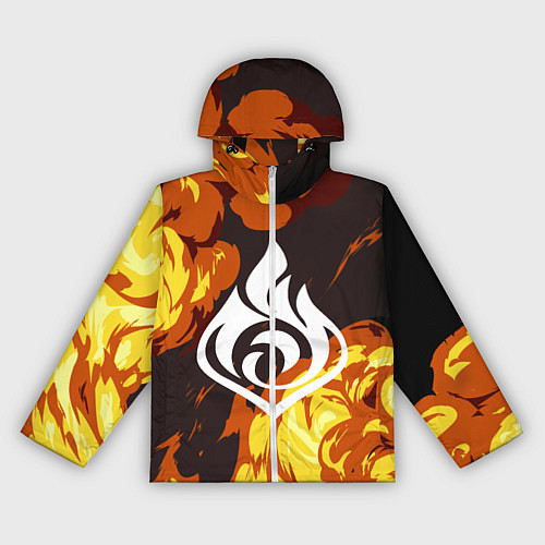 Женская ветровка PIRO ПИРО ГЕНШИН / 3D-Белый – фото 1