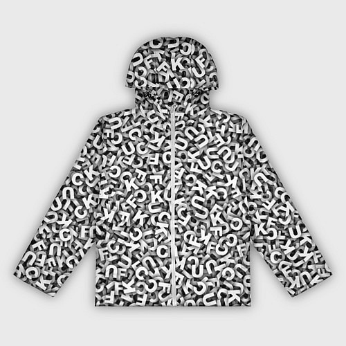 Женская ветровка Буквы UKFC / 3D-Белый – фото 1