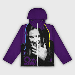 Ветровка с капюшоном женская Ozzy Osbourne, Оззи Осборн, цвет: 3D-белый