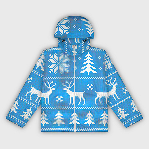 Женская ветровка Зимняя ночь / 3D-Белый – фото 1