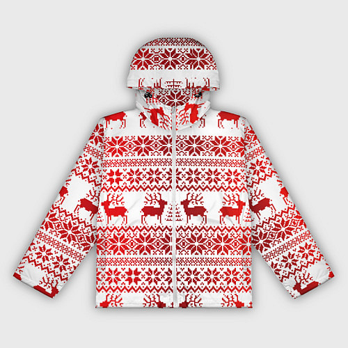 Женская ветровка Зимний лес / 3D-Белый – фото 1