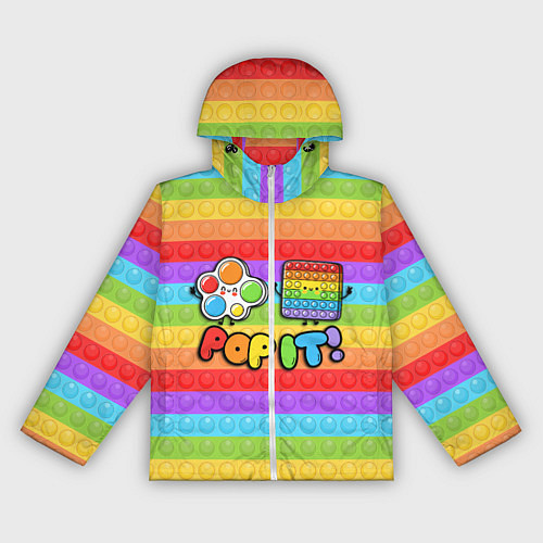 Женская ветровка POP IT - SIMPLE DIMPL / 3D-Белый – фото 1