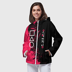 Ветровка с капюшоном женская Ojingeo Geim, цвет: 3D-белый — фото 2