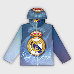 Ветровка с капюшоном женская FC РЕАЛ МАДРИД, цвет: 3D-белый