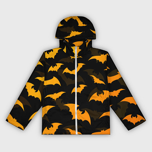 Женская ветровка ЛЕТУЧИЕ МЫШИ НОЧЬ ХЕЛЛОУИН HALLOWEEN NIGHT BATS / 3D-Белый – фото 1