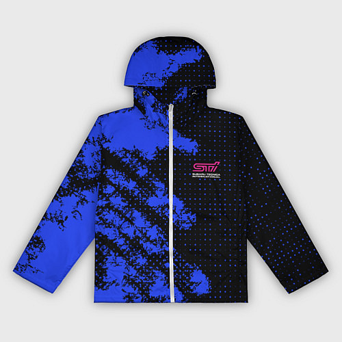 Женская ветровка SUBARU STI СУБАРИСТ / 3D-Белый – фото 1