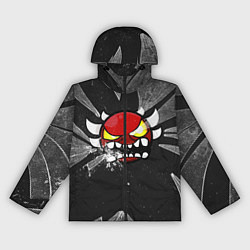 Ветровка с капюшоном женская Geometry Dash: Fragments, цвет: 3D-черный