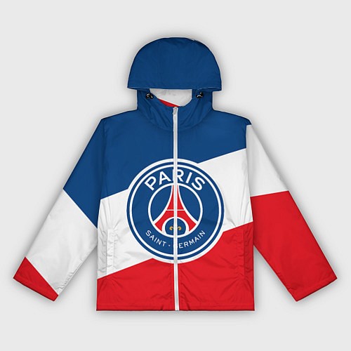 Женская ветровка Paris Saint-Germain FC / 3D-Белый – фото 1