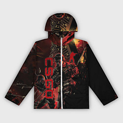 Ветровка с капюшоном женская CS GO SPECIAL OPERATION RED ALERT SKIN КС ГО КРАСН, цвет: 3D-белый