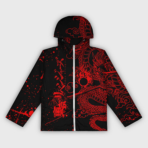 Женская ветровка ТОКИЙСКИЕ МСТИТЕЛИ КРАСНЫЙ ДРАКОН / 3D-Белый – фото 1