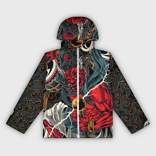 Женская ветровка БОГ ГРОМА РАЙДЗИН / 3D-Белый – фото 1