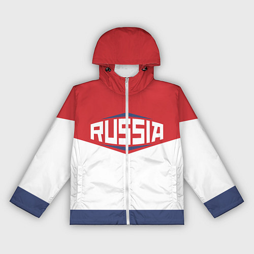 Женская ветровка Russia / 3D-Белый – фото 1