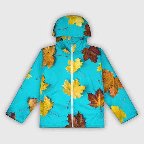 Женская ветровка Кленовый листочек / 3D-Белый – фото 1