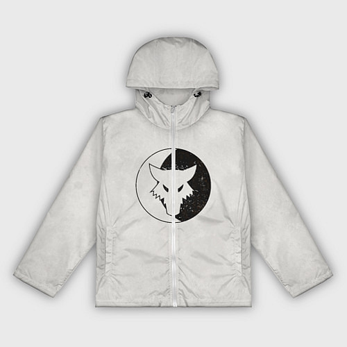 Женская ветровка Лунные волки ранний лого цвет легиона / 3D-Белый – фото 1