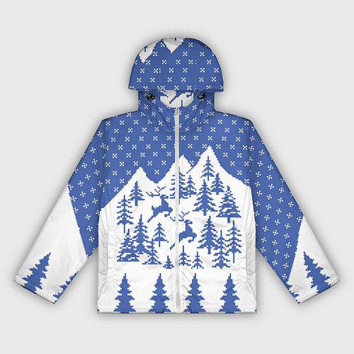 Женская ветровка Горные Олени / 3D-Белый – фото 1