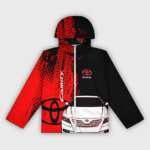 Женская ветровка Camry Toyota glitch / 3D-Белый – фото 1