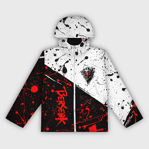 Женская ветровка Berserk: Черная маска / 3D-Белый – фото 1