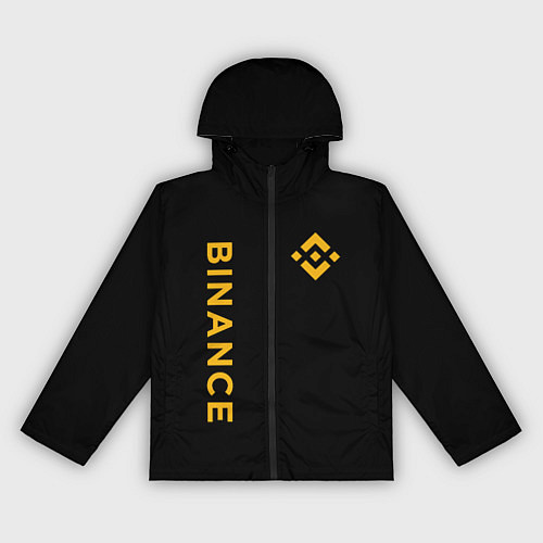 Женская ветровка БИНАНС ЛОГО КАРБОН BINANCE LOGO / 3D-Черный – фото 1