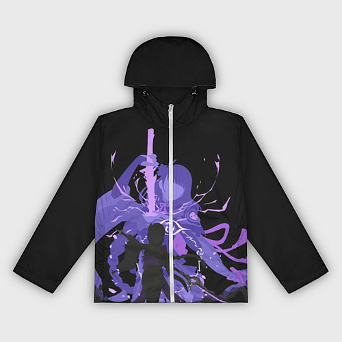 Женская ветровка Genshin Impact Raiden / 3D-Белый – фото 1