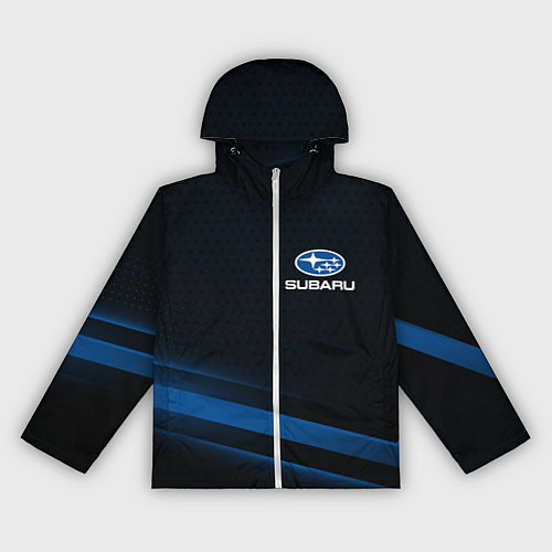 Женская ветровка Subaru, sport style / 3D-Белый – фото 1