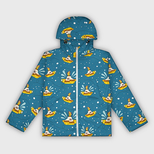 Женская ветровка Много-много Yellow Submarine The Beatles / 3D-Белый – фото 1