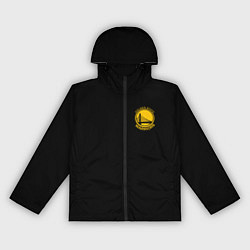 Ветровка с капюшоном женская GOLDEN STATE WARRIORS BLACK STYLE, цвет: 3D-черный