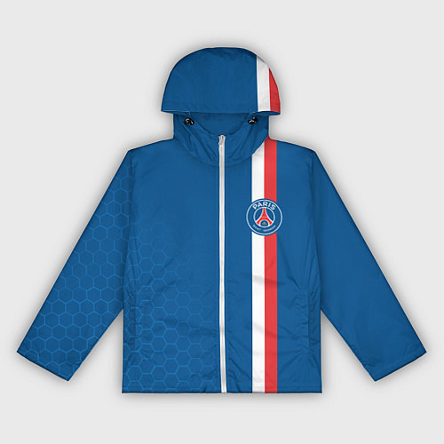 Женская ветровка PSG SPORT STRIPES UNIFORM / 3D-Белый – фото 1