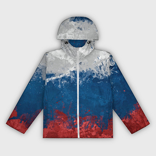 Женская ветровка Россия Абстракция Russia Abstraction / 3D-Белый – фото 1