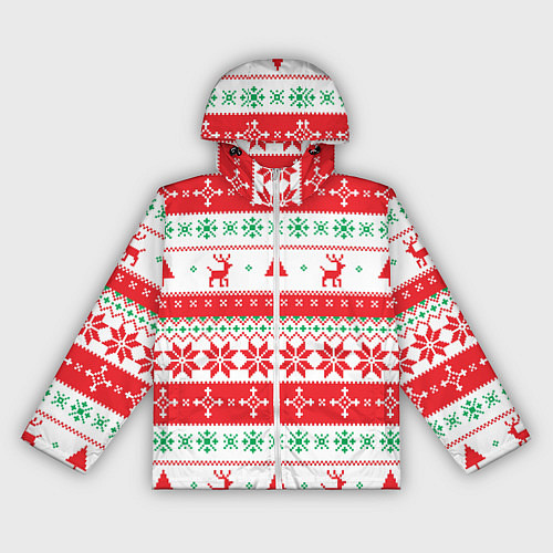 Женская ветровка Christmas Deer / 3D-Белый – фото 1