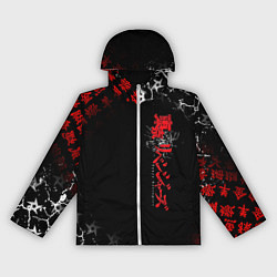 Ветровка с капюшоном женская TOKYO REVENGERS RED STYLE TEAM, цвет: 3D-белый