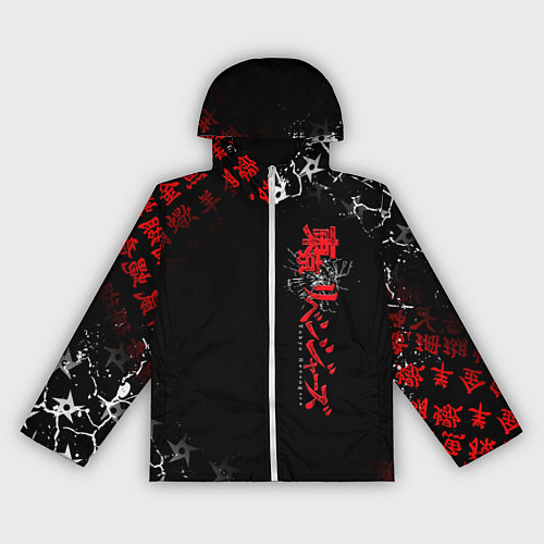 Женская ветровка TOKYO REVENGERS RED STYLE TEAM / 3D-Белый – фото 1