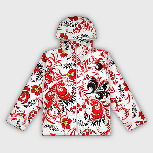 Женская ветровка Русская национальная роспись / 3D-Белый – фото 1