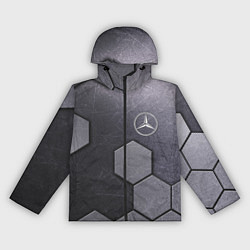 Ветровка с капюшоном женская Mercedes-Benz vanguard pattern, цвет: 3D-черный