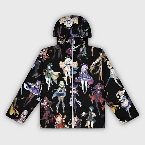 Женская ветровка GENSHIN IMPACT ПЕРСОНАЖИ ИГРЫ HEROES / 3D-Белый – фото 1