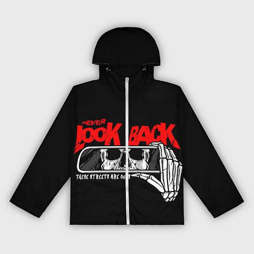 Женская ветровка Никогда не смотри назад / 3D-Белый – фото 1