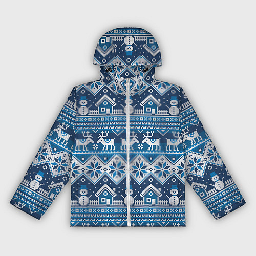 Женская ветровка Christmas Pattern / 3D-Белый – фото 1