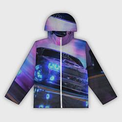 Женская ветровка Авто в неоне