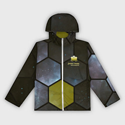 Ветровка с капюшоном женская JWST space cell theme, цвет: 3D-белый