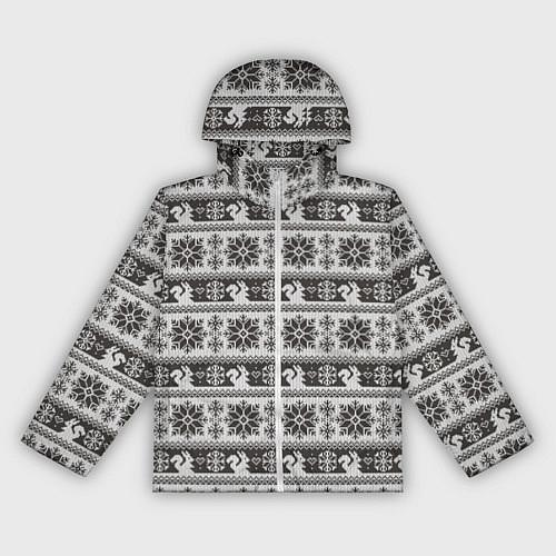 Женская ветровка Squirrel Pattern / 3D-Белый – фото 1