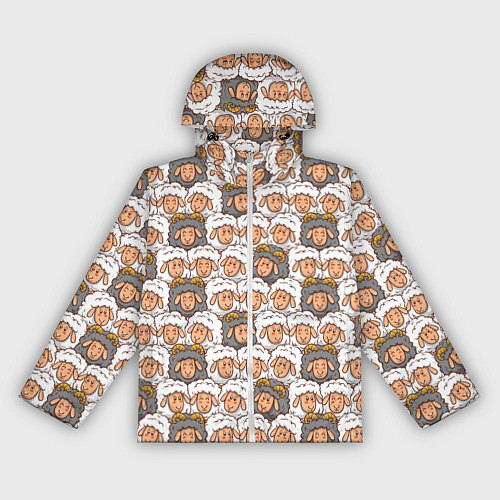 Женская ветровка Овечки и барашки / 3D-Белый – фото 1