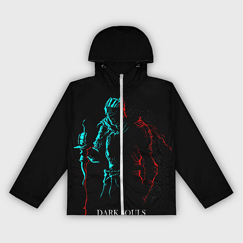 Женская ветровка Dark Souls NEON Силуэт / 3D-Белый – фото 1