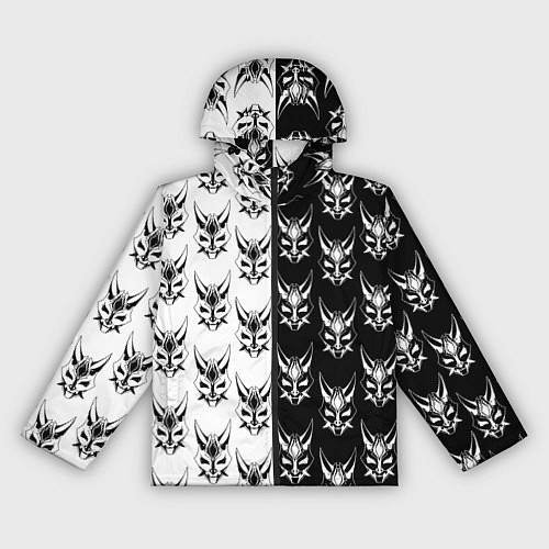 Женская ветровка GENSHIN IMPACT XIAO MASK ГЕНШИН ИМПАКТ СЯО МАСКА / 3D-Черный – фото 1