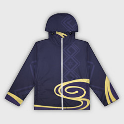 Ветровка с капюшоном женская КОСТЮМ КАМИСАТО АЯКИ, цвет: 3D-белый