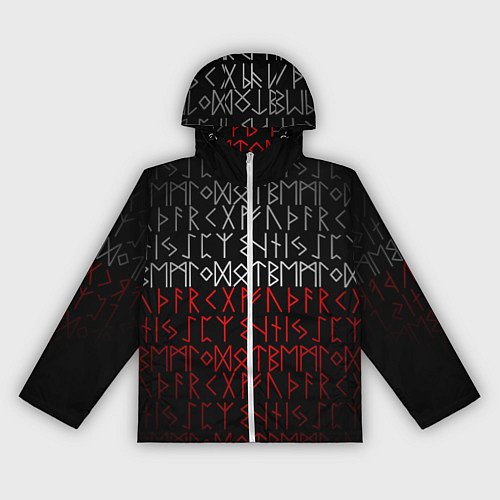 Женская ветровка Славянская символика Руны / 3D-Белый – фото 1