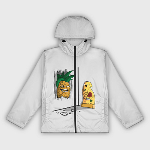 Женская ветровка HERES PINEAPPLE! / 3D-Черный – фото 1