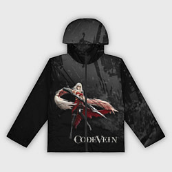 Ветровка с капюшоном женская Ева Ру Code Vein, цвет: 3D-черный