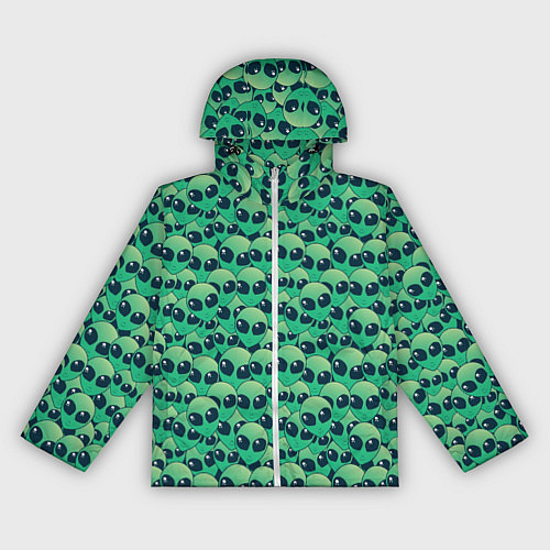 Женская ветровка Инопланетяне НЛО / 3D-Белый – фото 1