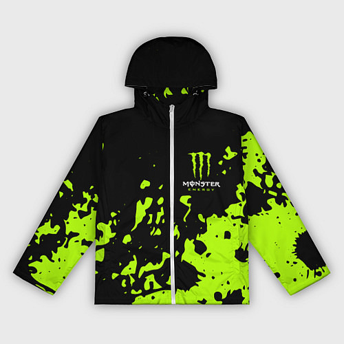 Женская ветровка Monster Energy green / 3D-Белый – фото 1