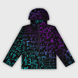 Ветровка с капюшоном женская НЕОНОВЫЕ ФОРМУЛЫ NEON FORMULAS, цвет: 3D-черный